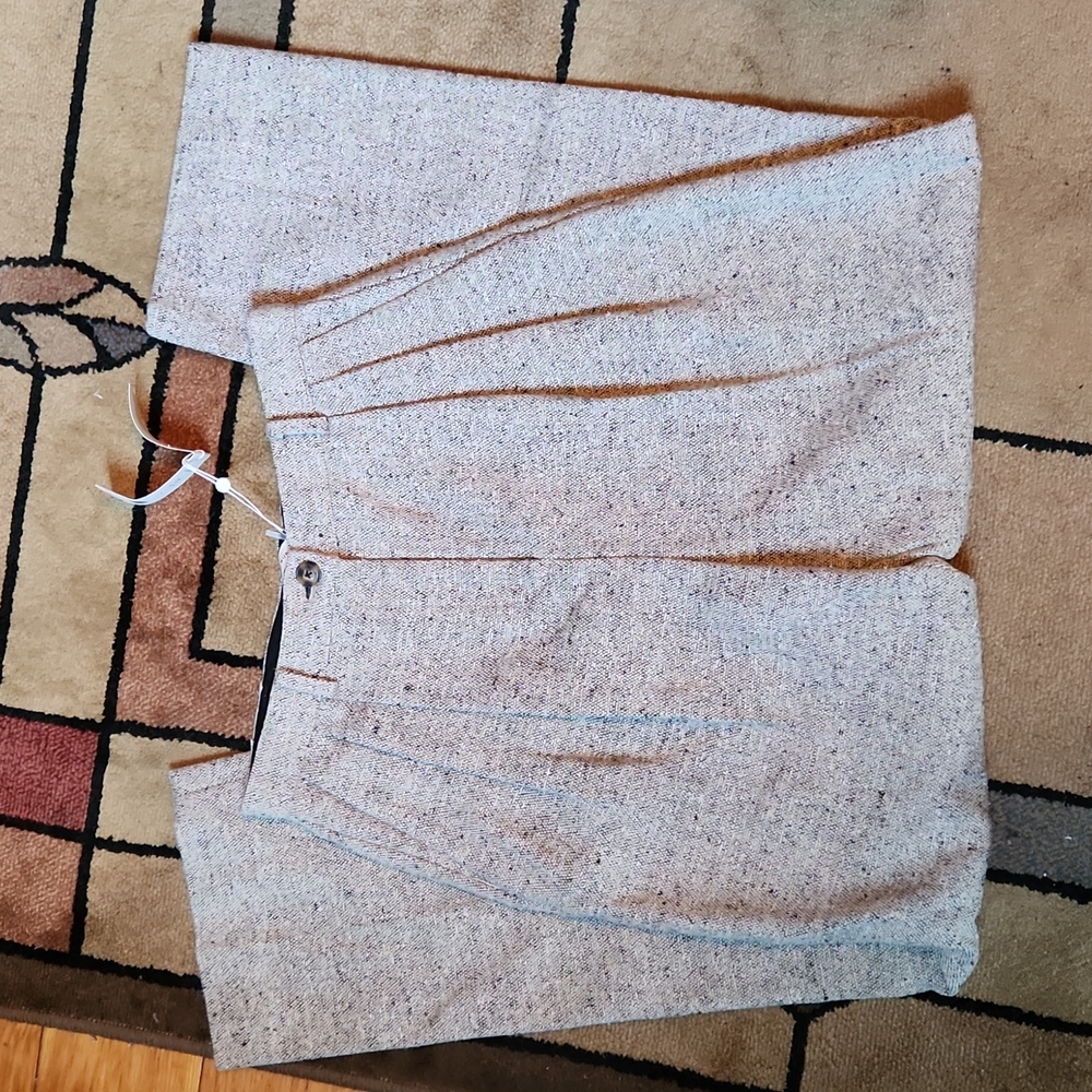 Linen wool pants